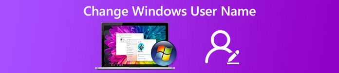 تغيير اسم مستخدم Windows