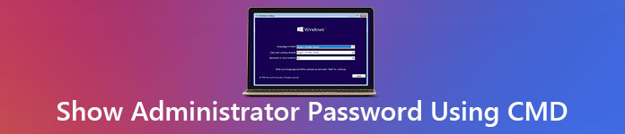 Mostra password amministratore utilizzando cmd