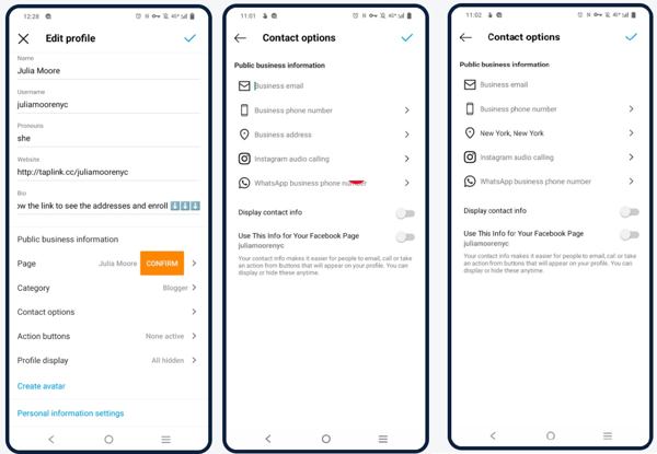 ロケーションビジネスアカウントを追加