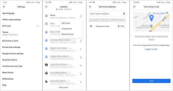 Google Maps ב-iOS