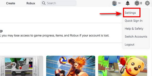 Inställningar Roblox dator