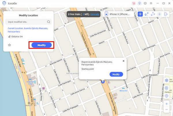 Нажмите кнопку «Изменить».