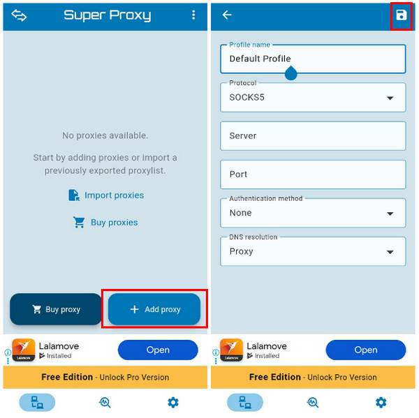 Нажмите кнопку «Сохранить».