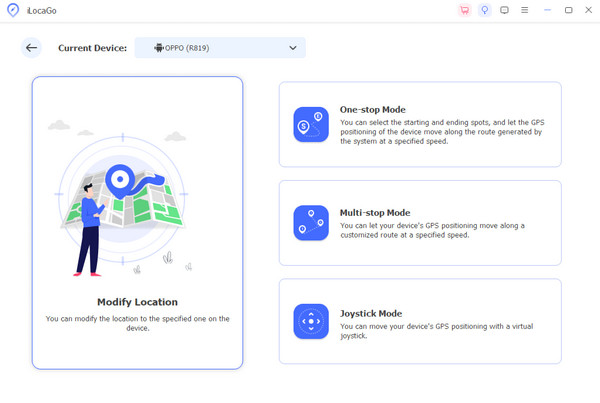 Klicka på knappen Ändra plats
