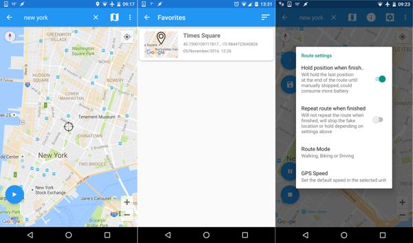 가짜 GPS 위치 스푸퍼