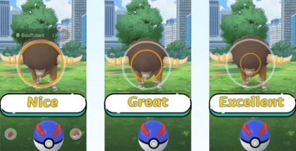 Cerc de aruncare Pokemon Go