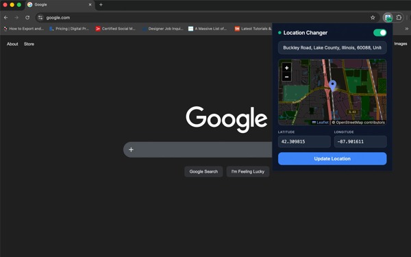 Search Location Changer