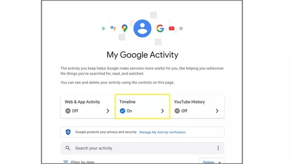 Disattiva il tracciamento online di Google