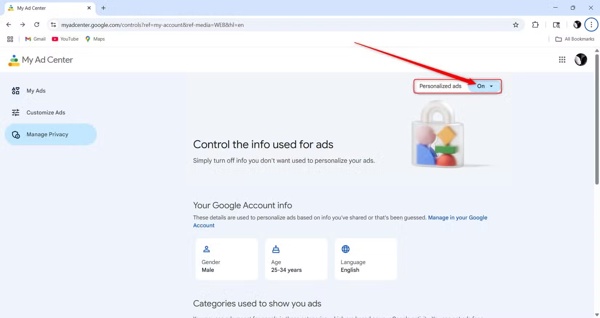 Annunci personalizzati