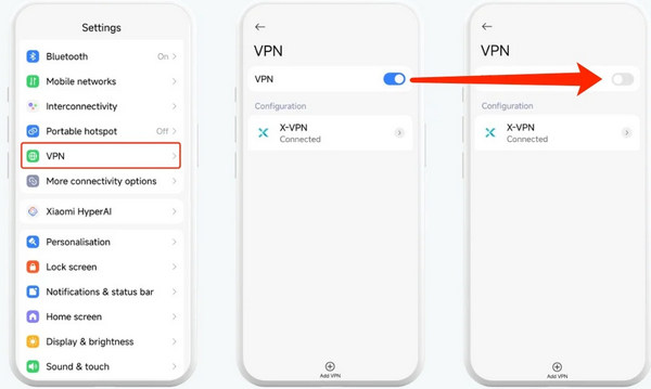 안드로이드에서 프록시를 끄기