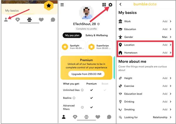 Bumble App Change Location