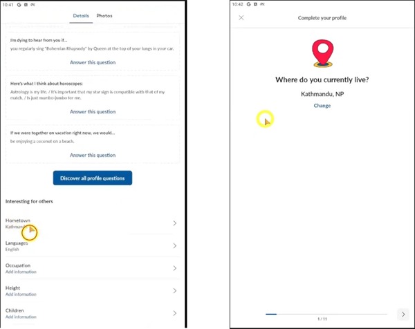 Skout Location Change