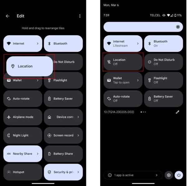 Standort deaktivieren Android