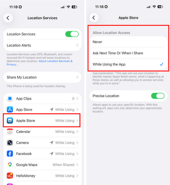 Desactivar apps específicas