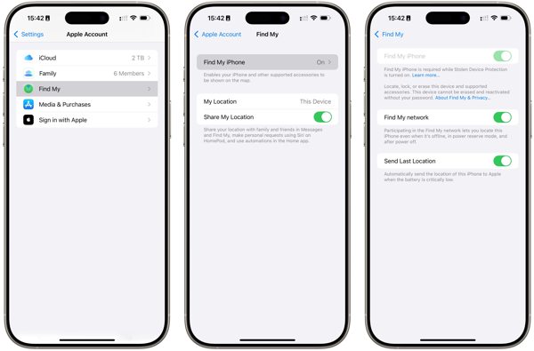 設定「尋找我的 iPhone」
