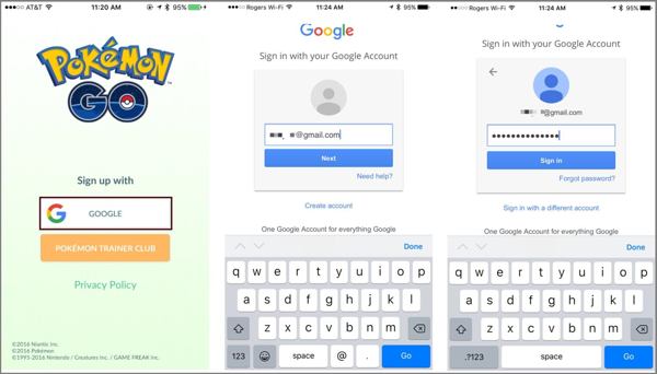 Log In Pokémon