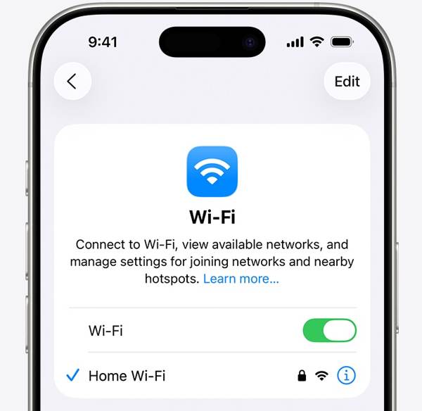 Controlla il Wi‑Fi