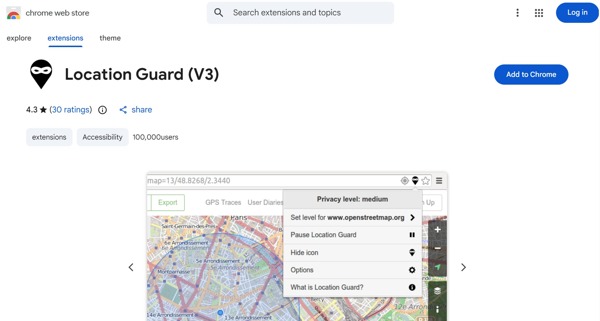 Location Guard Chrome