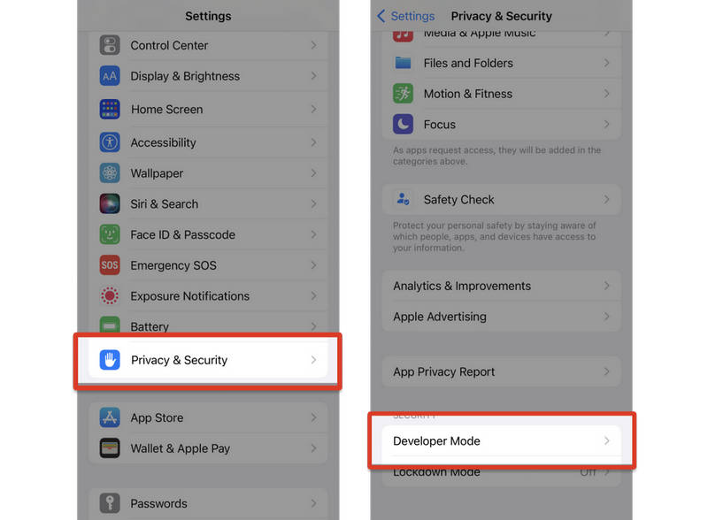 在 iPhone 上開啟開發者模式