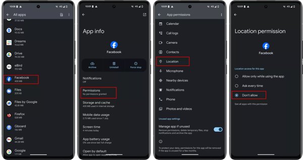 Facebook helymeghatározás iOS‑en
