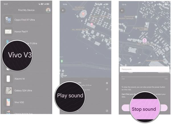 Google Find Hub App
