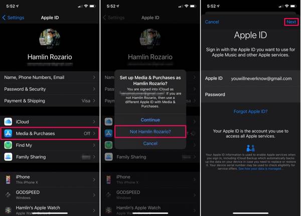 Změnit Apple ID v App Storu