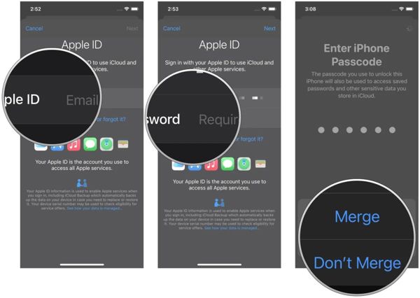 Přihlásit se Apple ID