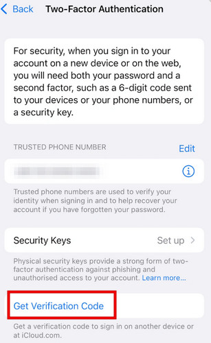 Få en bekræftelseskode