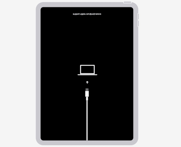وضع استرداد iPad