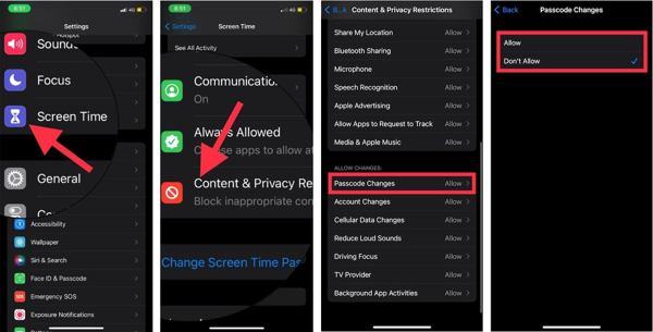 Allow Passcode Changes