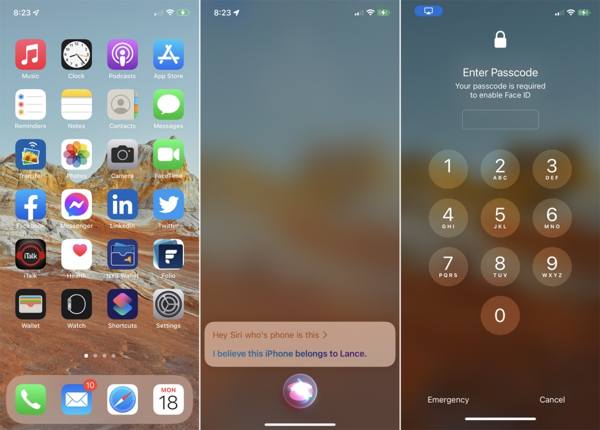 Onemogućite Face ID za Siri