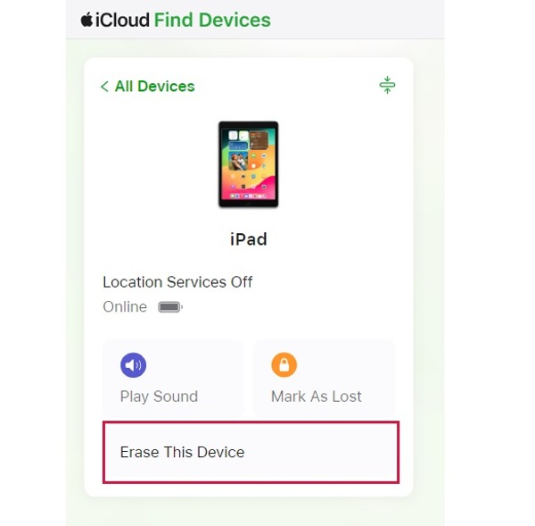 Otključaj iPad na internetu
