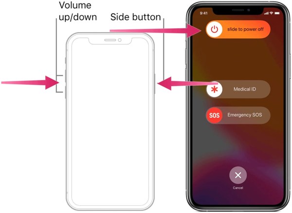 iPhone'u yeniden başlatın