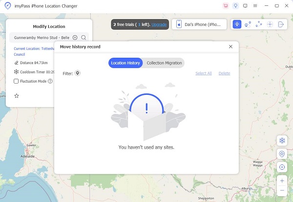 View Location History