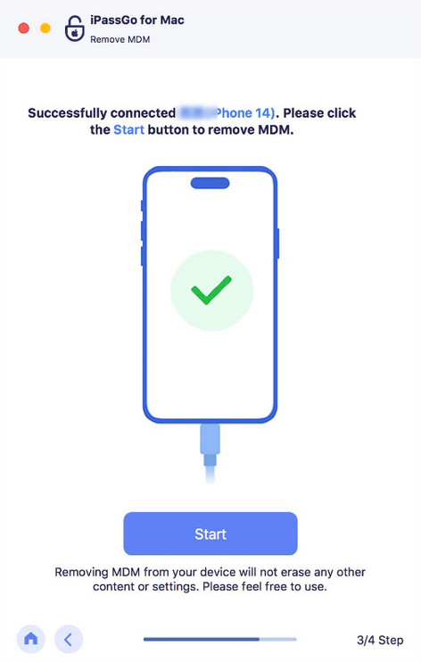 توصيل الجهاز لإزالة تشفير iTunes