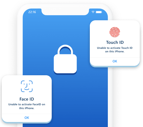 Face Touch ID ei toimi