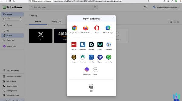 Antara Muka Roboform