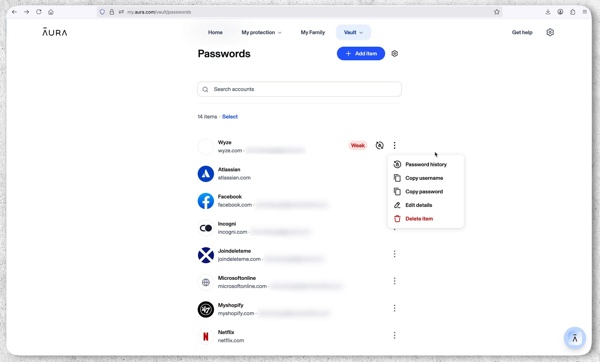 Aura Password Manager