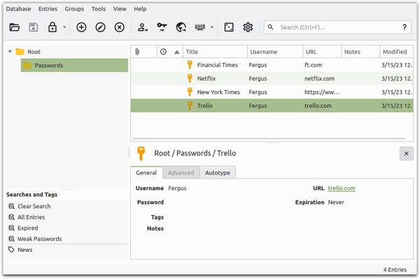 KeePassXC Password Manager