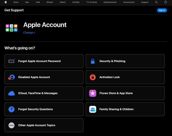 Поддержка восстановления Apple