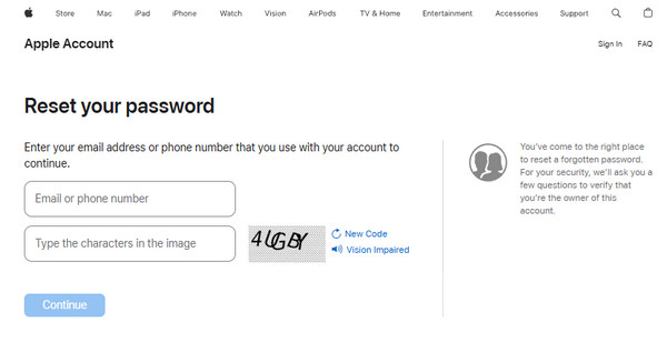 iForgot Reset Password