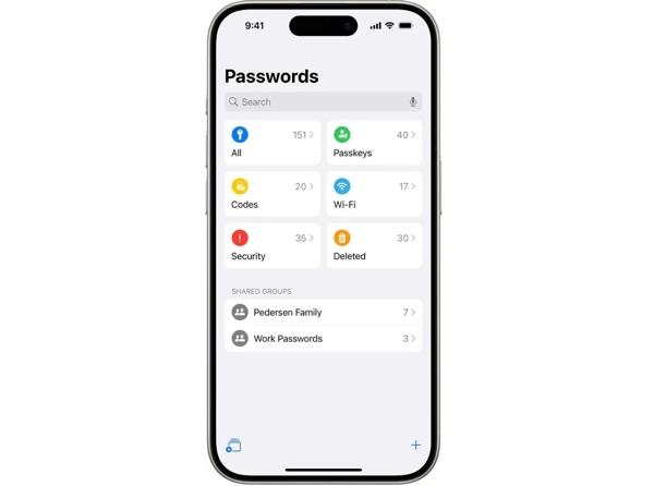 Passord-app Instagram