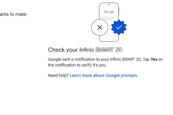 Follow Google Verification Instructions