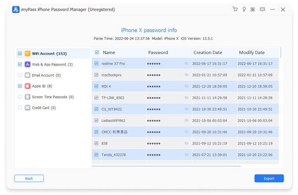 Imypass iPhone Password Manager