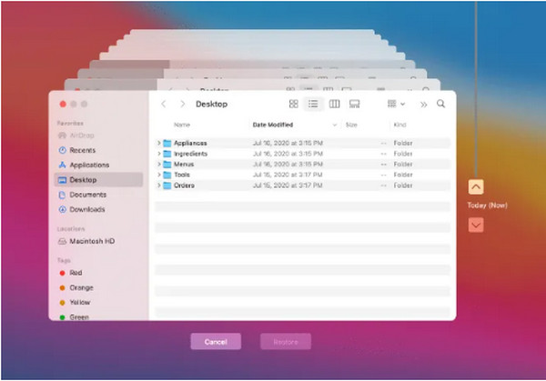 Återställ Time Machine Backup