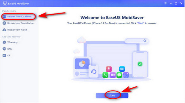 Choose Recover From IOS Devices