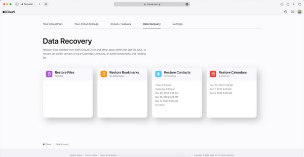 Восстановление данных iCloud