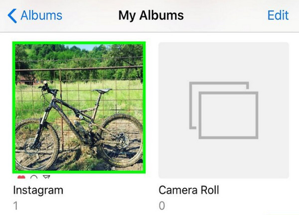Folder na Instagramie