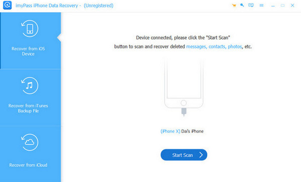 Click Start Scan Button