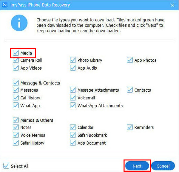 İleri Düğmesine tıklayın